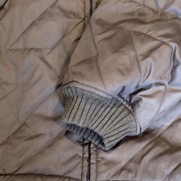 Vintage Volcom Workwear Full Zip Quilted Jacket Men's Large Brown Automator - Picture 3 of 11